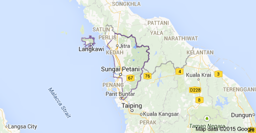 Kedah  Map